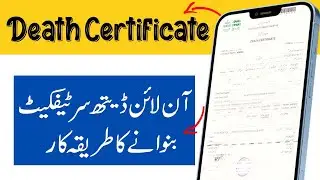 How to Apply Death Certificate Online in Pakistan - Death Certificate Kaise Banaye