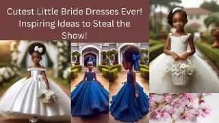 Cutest Little Bride Dresses Ever! Inspiring Ideas to Steal the Show! #littlebride