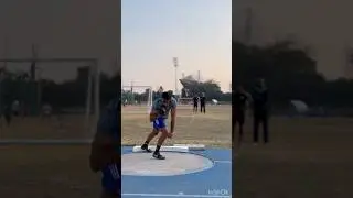 Shot-put practice time #athleteinspiration #shotput #practice #weight #athletejourney #trackandfield