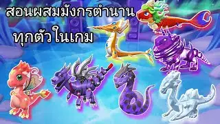 สอนผสมมังกรระดับตำนานที่มีในเกมทุกตัว - Dragon Mania Legends