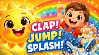 Clap, Jump & Splash! 🌈 Kids Action Song | Nursery Rhymes for Toddlers | Giggle Hop Kids