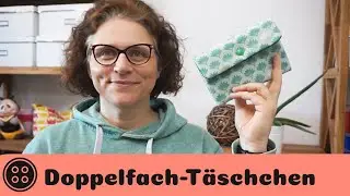 Doppelfacht&auml;schchen n&auml;hen / Wallet / Handytasche / kostenloses Schnittmuster