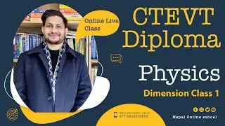 CTEVT Diploma Physics Dimension Class 1 | CTEVT Physics Online Class | CTEVT Physics Dimensions