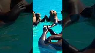 Sea Otters Hold Hands: Adorable Survival Strategy! 🦦❤️ #Shorts