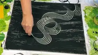 This art looks like it&rsquo;s moving/ Amazing acrylic 3D effects the easy way 