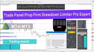 📌 Trade Panel Prop Firm Drawdawn Limiter Pro in MetaTrader 4/5 [TradingFinder]