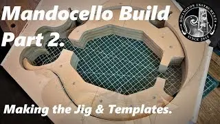Mandocello, making the mold and templates/ Part2