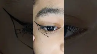 Create creative eyeliner look 😍😁✨ || Simple look #shorts