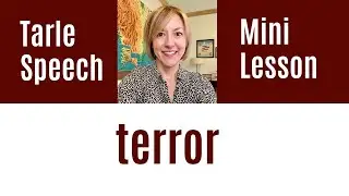 How to Pronounce 😱TERROR 😱 #SHORTS Quick English Pronunciation Mini Lesson