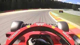 F1 2018 Sebastian Vettel's Quli lap at Spa - Assetto corsa