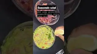 Guacamole salad recipe #avocado #tomatoes #onions #salad #fypviral #fypシ #shorts