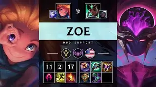 Zoe Support vs Karma - NA Master Patch 25.18