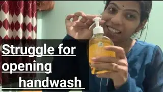 How to open hand wash bottle lock //struggle for opening hand wash