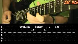 The Struggle Within Guitar Solo Lesson - Metallica (with tabs)