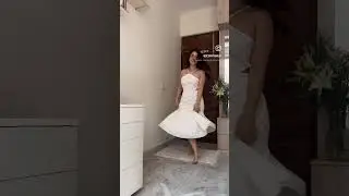 White dress for vacations 🤍 #whitedress #beachoutfits