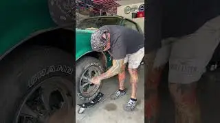 Trying the Mad Acid wheel cleaner on my 67 Mustang rims