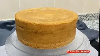 BIZCOCHO GENOVÉS /  EL MEJOR BIZCOCHO PARA TARTAS/ GENOVESE SPONGE CAKE