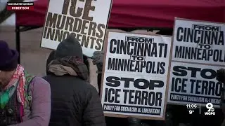Hundreds gather for vigils, protest against ICE operations