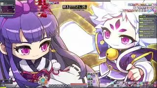 maplestory challenger world easy kalos solo - 148m kanna