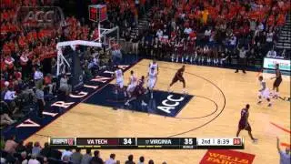 Virginia Tech vs Virginia Men's Basketball Highlights