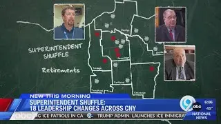 Superintendent Shuffle: 18 Leadership changes across CNY schools