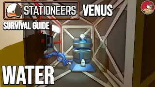 Setting up water tank on Venus - Stationeers Survival 2022