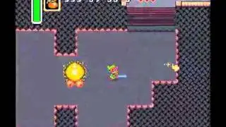 LTTP 3 Heart Run Moldorm Fight #2