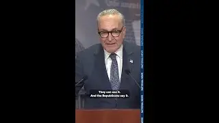 Chuck Schumer says there is no debate that Republicans can continue funding SNAP