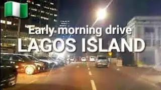 Lagos Island Nigeria, Oniru To Marina, Morning Scenic Drive, UHD 4K