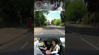 Helping a learner driver with left turns