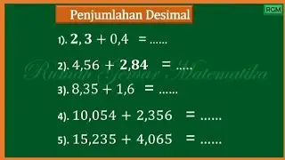 Penjumlahan Desimal #desimal