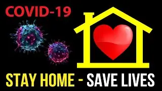 Stay Home Save Lives Covid 19 Poster