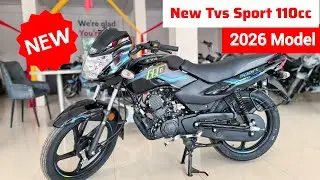 New 2026 Tvs Sport 110 Review ✅ Tvs Sport New Model 2026 | Tvs Sport 2026 New Model | tvs sport bike