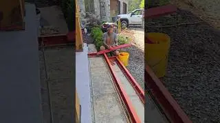 Concrete form liner hack. Perfect match every time! #concrete #construction #tips #diy
