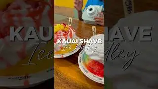 We tried the best shave ice spots on Kauai #shorts