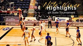 Nate Miner | Highlights - 2025 4A State Tournament | 6'4