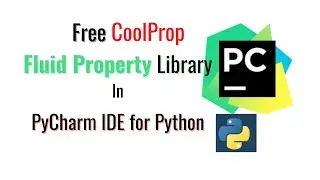 How to install Free CoolProp Fluid Property Library in PyCharm IDE for Python