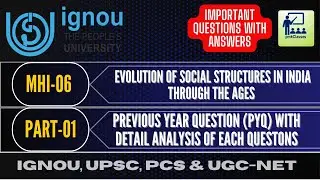 IGNOU  MHI-06  PREVIOUS YEAR QUESTIONS (PYQ) AND MOST  IMPORTANT QUESTIONS WITH ANSWERS (PART-01)