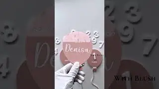Geboorteset voor Denisa 🎈 #geboorte #smallbusiness #kraamcadeau #lasercutting #gepersonaliseerd