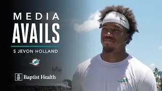 MEDIA AVAILABILITY | Jevon Holland meets with the media