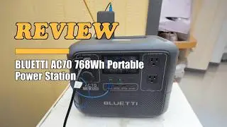 BLUETTI AC70 Portable Power Station - Review