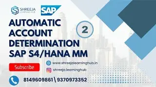 Automatic Account Determination &ndash; Part 2 | SAP S/4HANA MM Basics