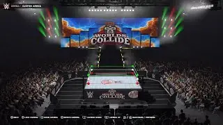 #WWE2K25 - Custom Arena - WWE/AAA Worlds Collide Arena '25