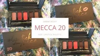 MECCA 20 Urban Decay Vice Lipstick Palette Review & Swatches