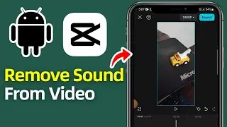 How To Remove Audio From Video in CapCut 2025 | Mute Video on Phone (Easy)
