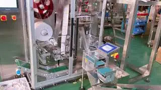 Spanish black tea pyramid tea bag packaging machine, automatic canning and packaging machine