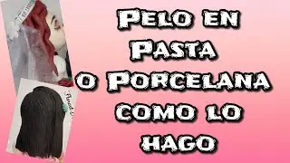 Formas de Cabello en Pasta Flexible o Porcelana Fría como lo hago y aplico.