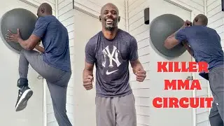 &ldquo;MMA Clinch Strikes on BOSU Elite | Knee & Elbow Power Drill with Ankle Weights&rdquo;