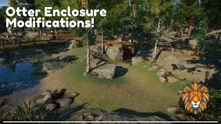 Planet Zoo Otter Enclosure Modifications! Aquatic Area!