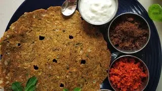 भन्नाट मेथीचे थालीपीठ 😋🔥घरगुती पद्धतीचे मेथीचे थालीपीठ 